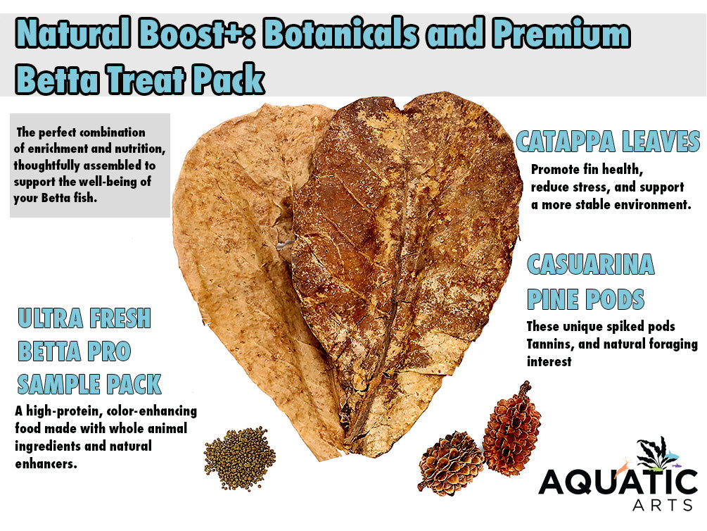Natural Boost+: Botanicals and Premium Betta Treat Pack