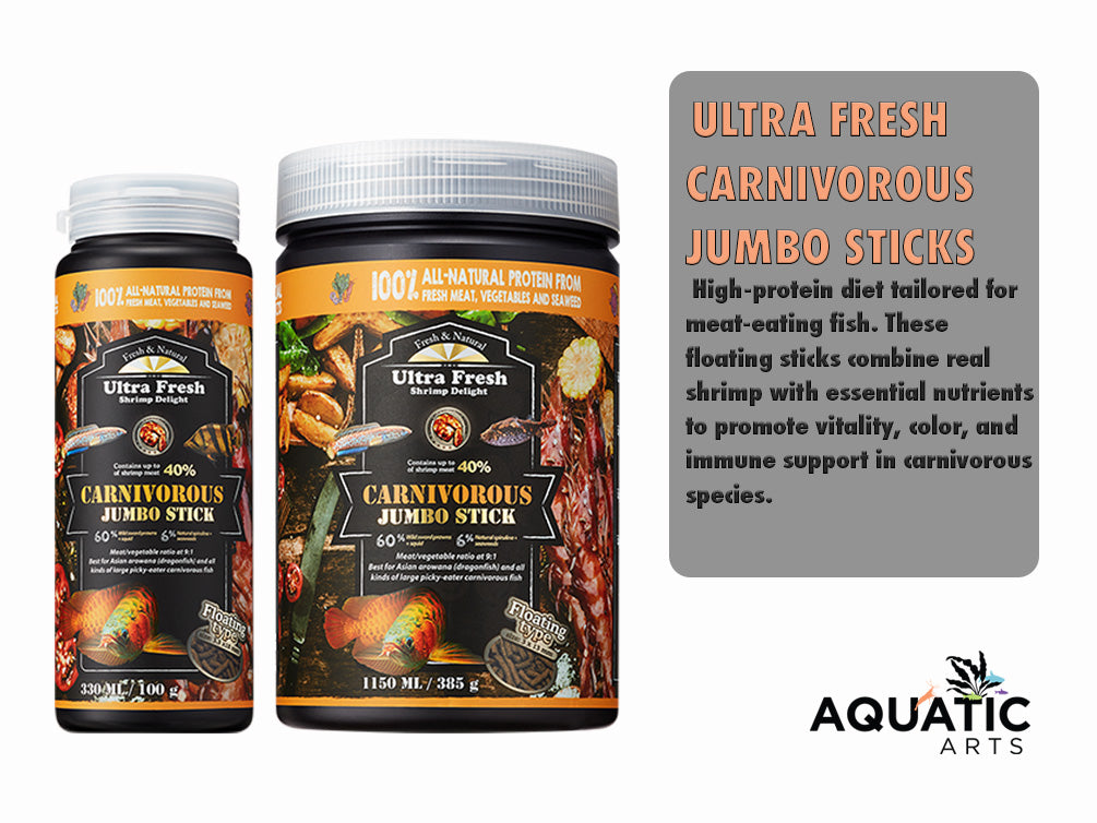 Ultra Fresh Carnivorous Sticks – Shrimp Delight Formula