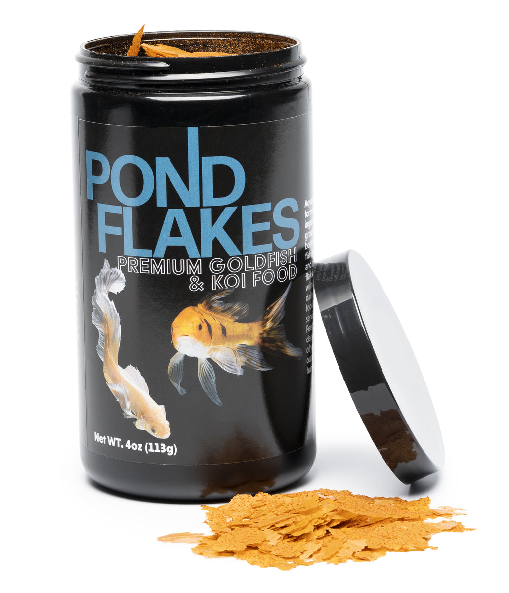 Pond fish clearance flakes