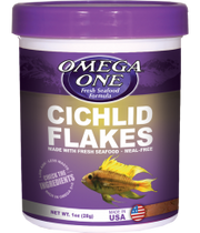 Omega One Cichlid Flakes Food (Various Sizes)