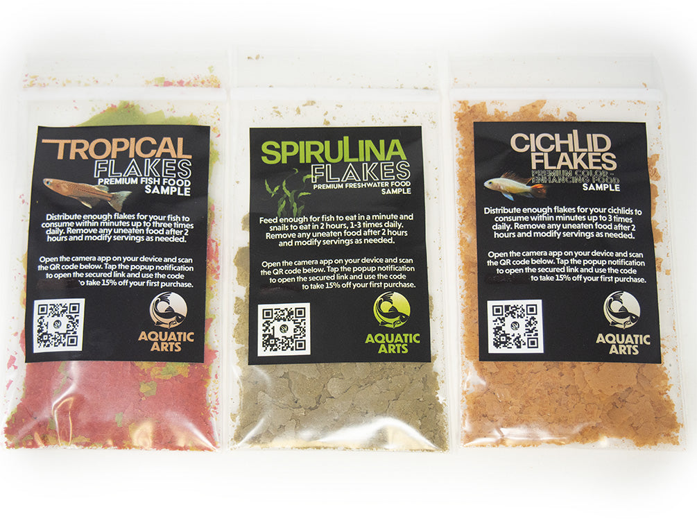 premium aquatic arts freshwater fish food variety pack for sale