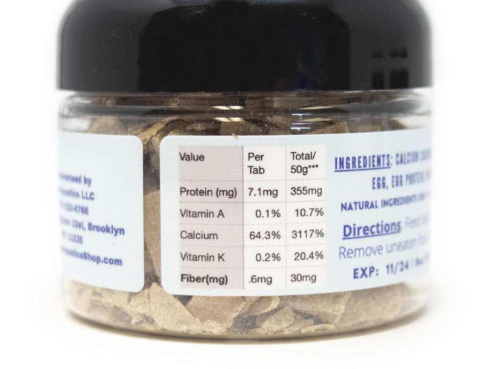 freshwater aquarium invert food