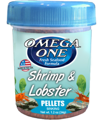 Omega One Shrimp & Lobster Pellets, 1.2 oz (34 g)