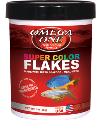 Omega One Super Color Flakes Food (Various Sizes)