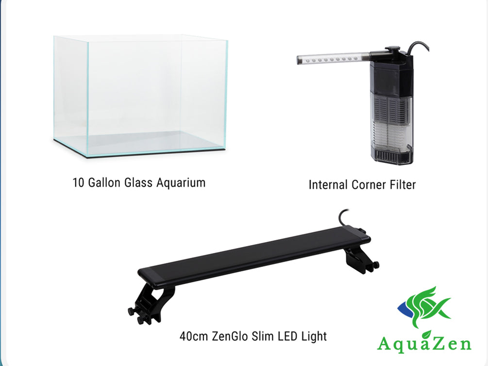 AquaZen 10 gallon Aquarium Kit