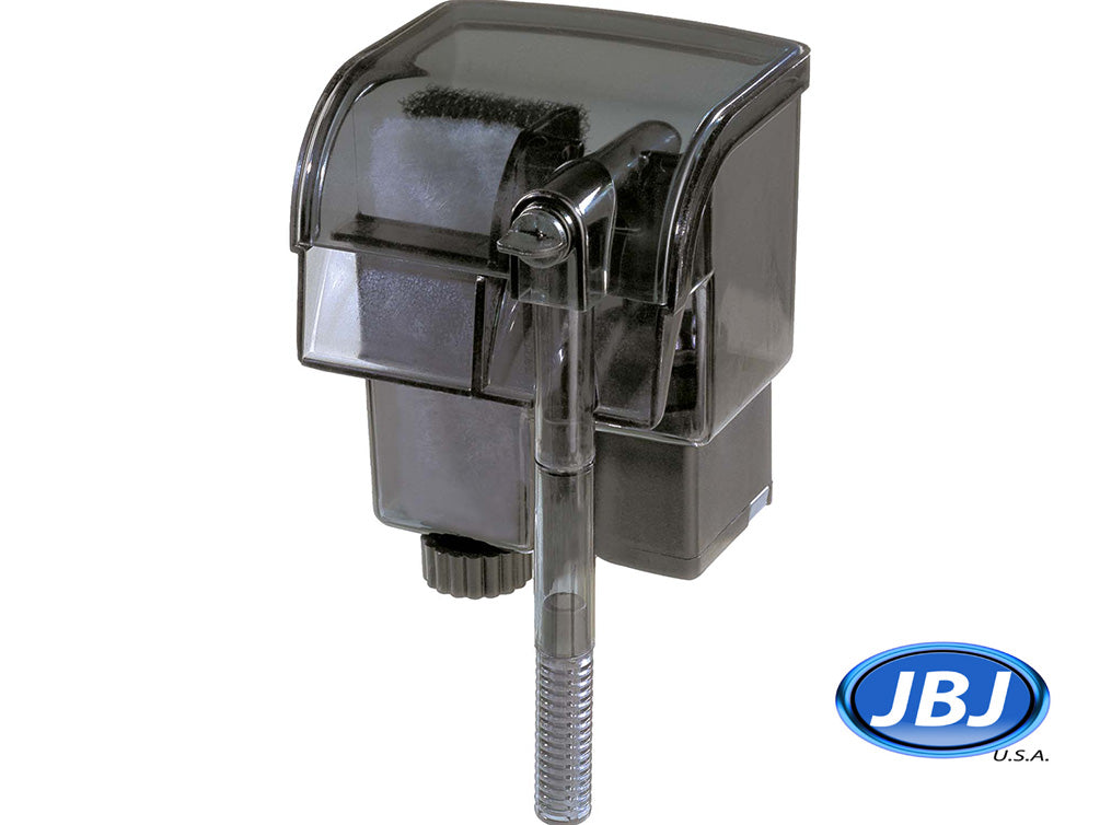 JBJ U.S.A. Reaction HB-05 HOB Aquarium Power Filter for nano aquariums