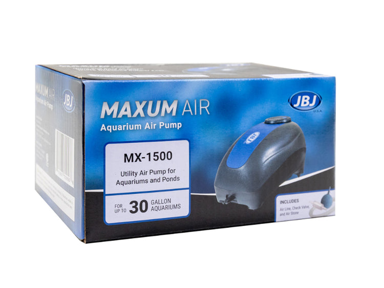 JBJ U.S.A. Maxum Aquarium Air Pump Kit for freshwater and saltwater aquariums
