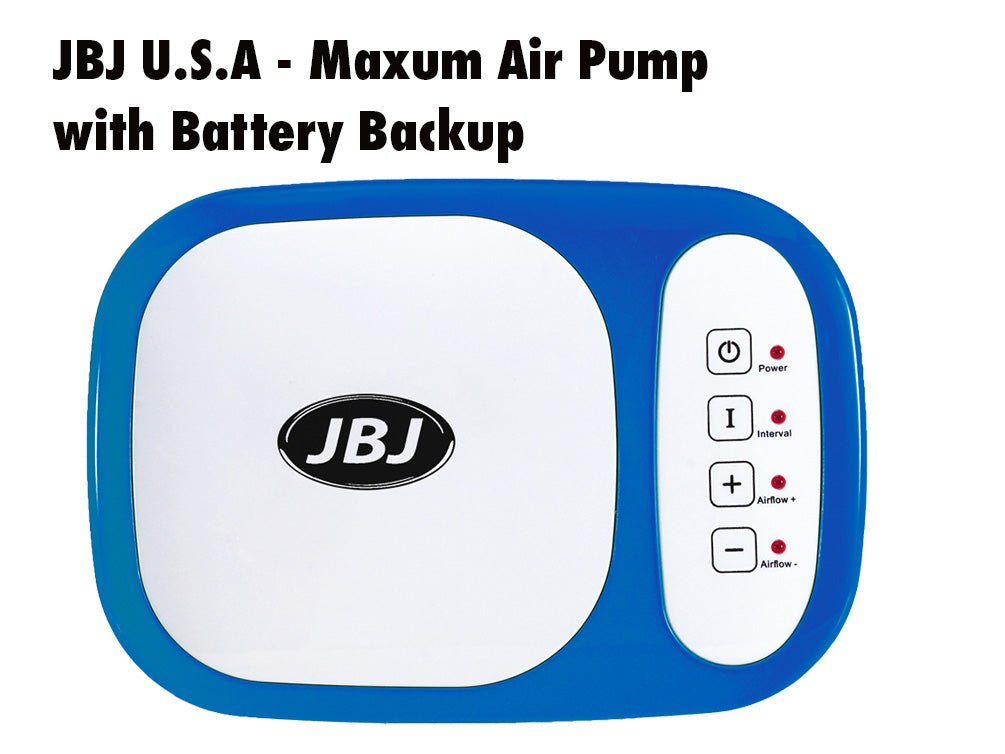 JBJ U.S.A. MAXUM Air Pump with Battery Backup