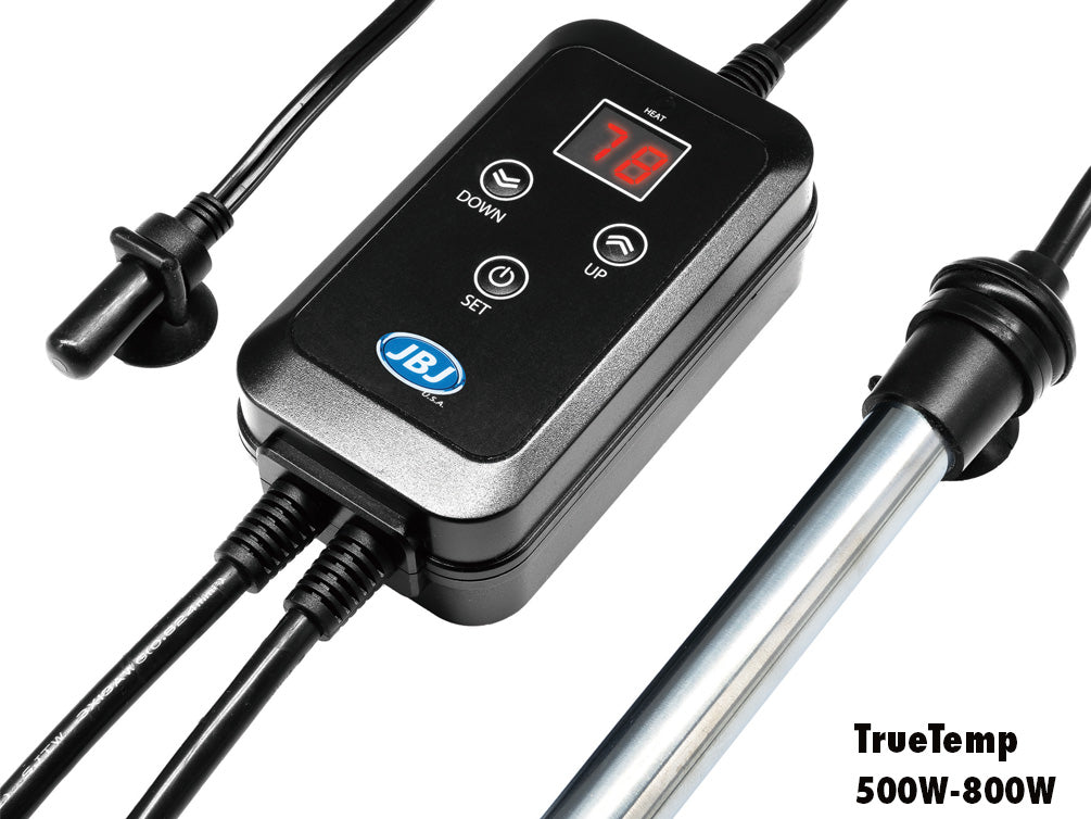 JBJ U.S.A. TrueTemp G2 Titanium Aquarium Heater with Digital Controller