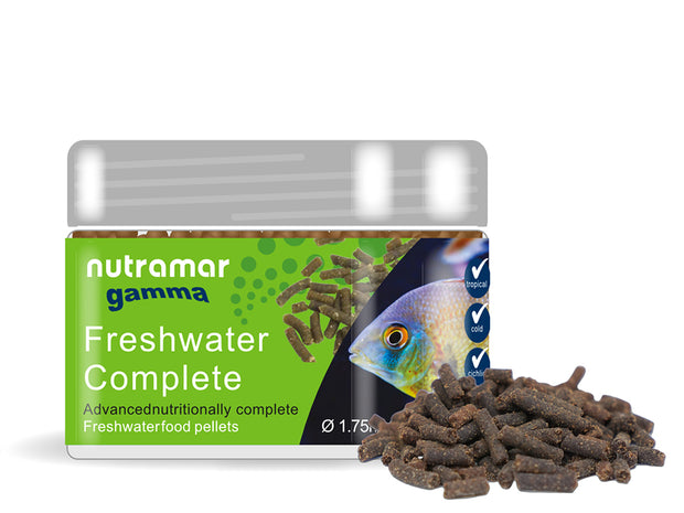 Nutramar Freshwater Complete Pellet - Nutrient-Rich Diet for Freshwater Fish (1.75mm / 70g)