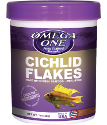 Omega One Cichlid Flakes Food (Various Sizes)