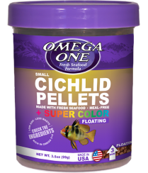 Omega One Super Color Cichlid Floating Pellets (Various Sizes)
