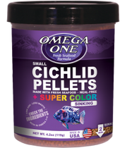 Omega One Super Color Cichlid Sinking Pellets (Various Sizes)