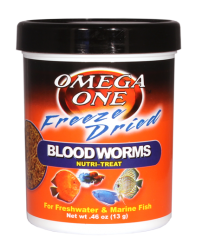 Omega One Freeze Dried Bloodworms (Various Sizes)