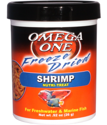 Omega One Freeze Dried Shrimp (Various Sizes)