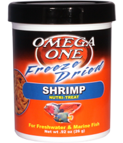 Omega One Freeze Dried Shrimp (Various Sizes)