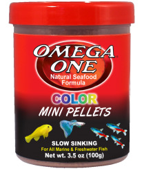 Omega One Color Mini Pellets Food (Various Sizes)