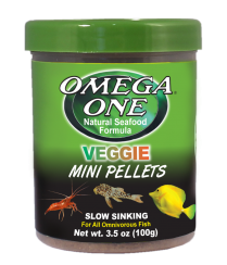 Omega One Color Mini Pellets Food (Various Sizes)