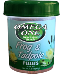 Omega One Frog & Tadpole Pellets, 1.2 oz (34 g)