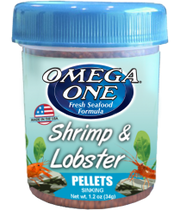 Omega One Shrimp & Lobster Pellets, 1.2 oz (34 g)