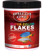 Omega One Super Color Flakes Food (Various Sizes)