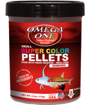 Omega One Super Color Sinking Pellets Food (Various Sizes)