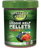 Omega One Super Color Veggie Kelp Sinking Pellets Food (Various Sizes)