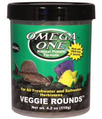 Omega One Veggie Rounds Food (Various Sizes)